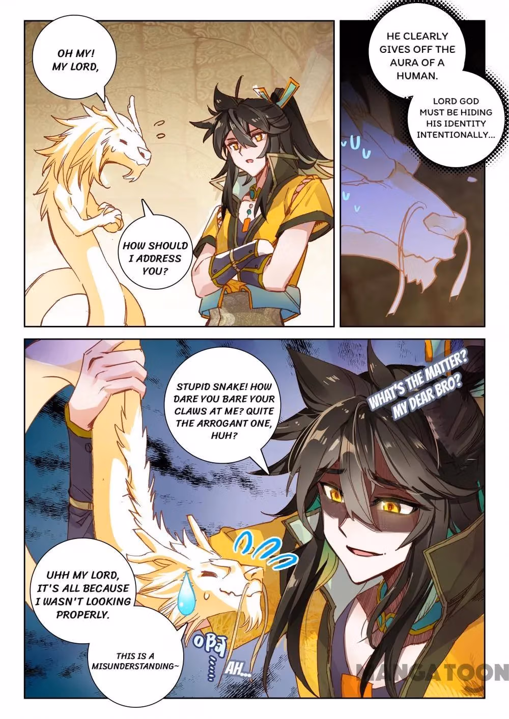 Read The Divine Punished One chapter 203 image 3 on Lezhin