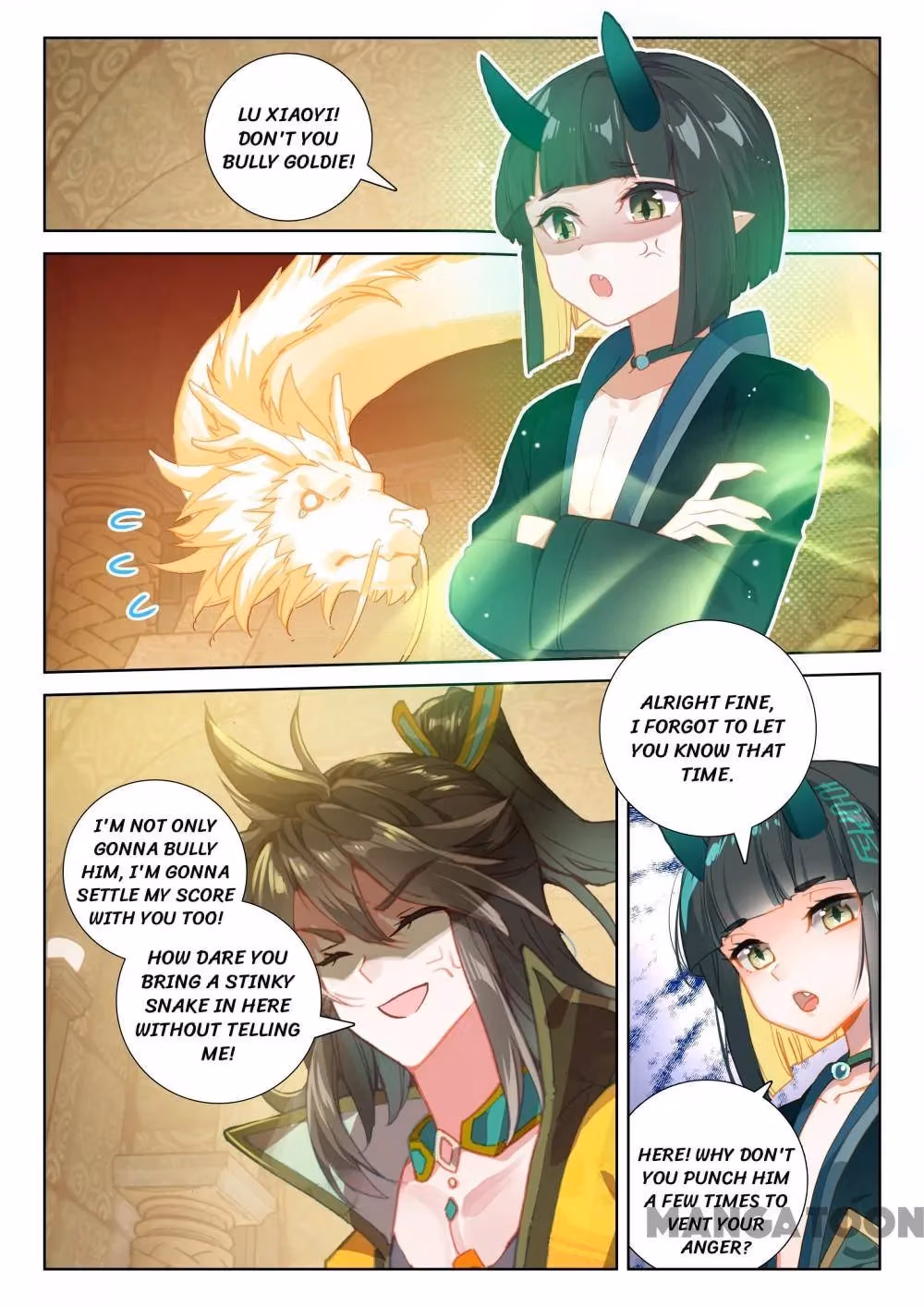 Read The Divine Punished One chapter 203 image 4 on Lezhin