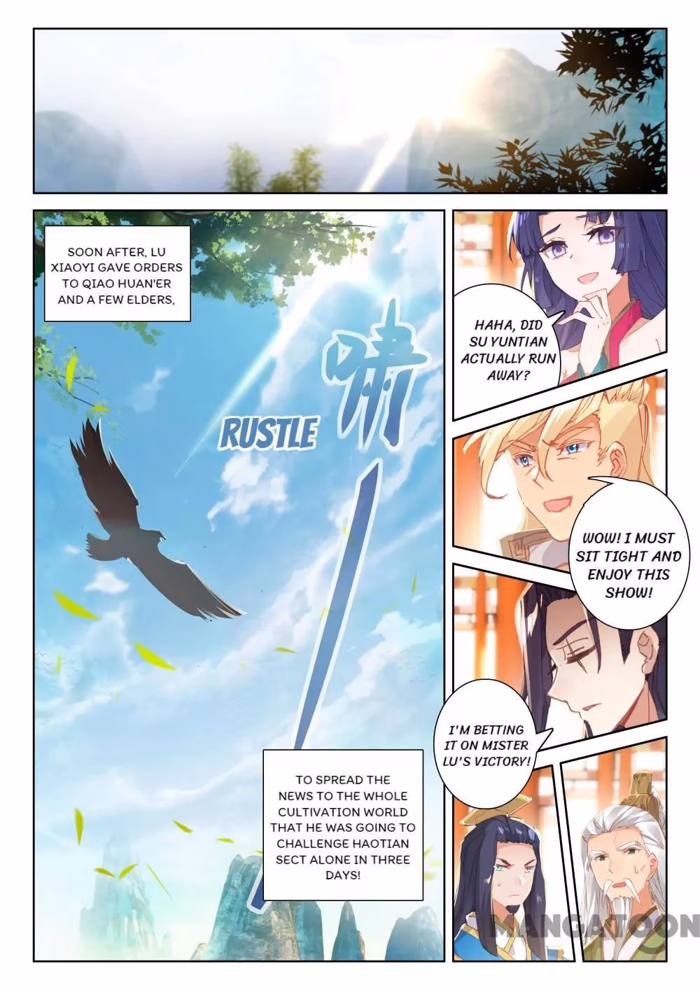 Read The Divine Punished One chapter 204 image 1 on Lezhin