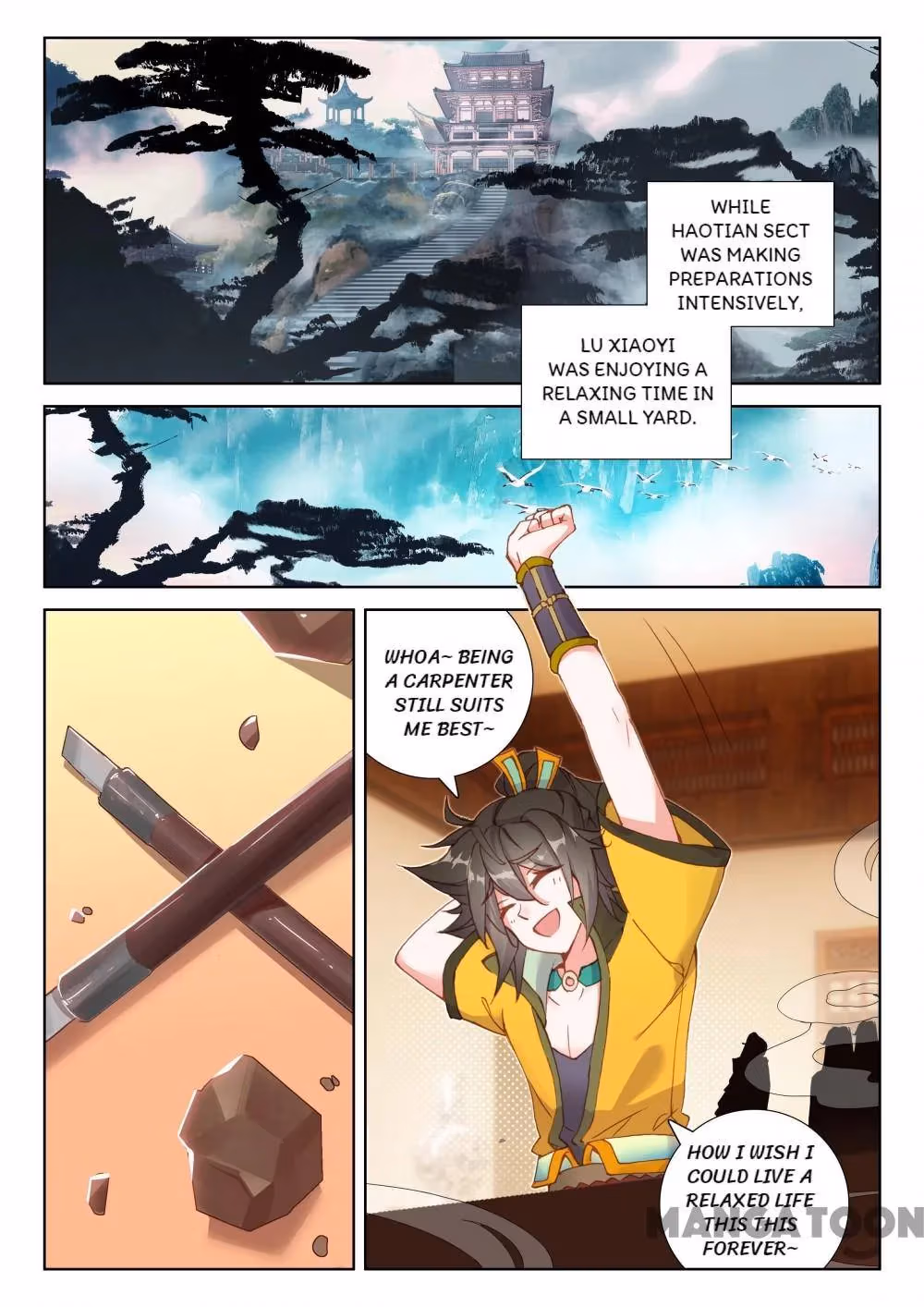 Read The Divine Punished One chapter 205 image 1 on Lezhin