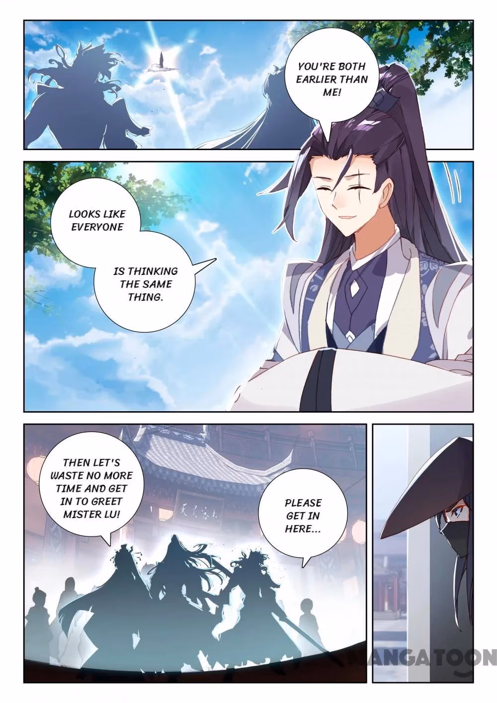 Read The Divine Punished One chapter 205 image 6 on Lezhin