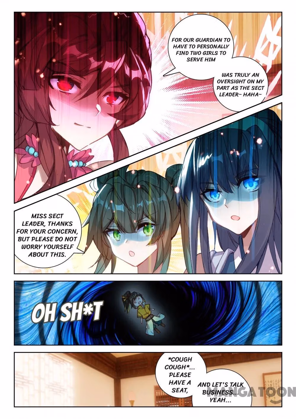 Read The Divine Punished One chapter 207 image 3 on Lezhin