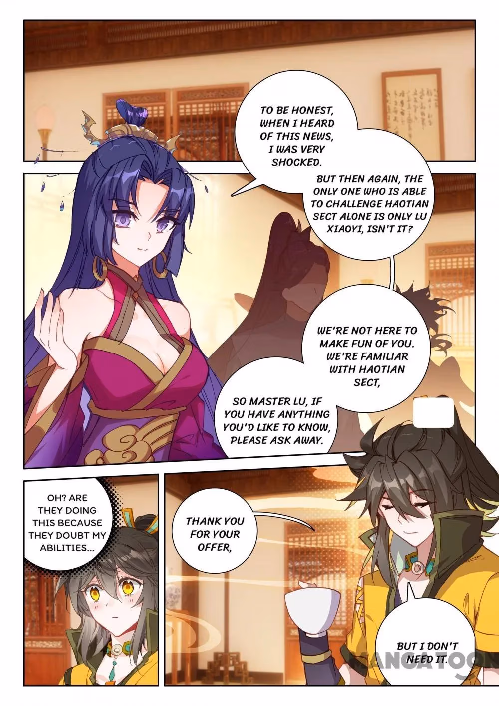 Read The Divine Punished One chapter 207 image 4 on Lezhin