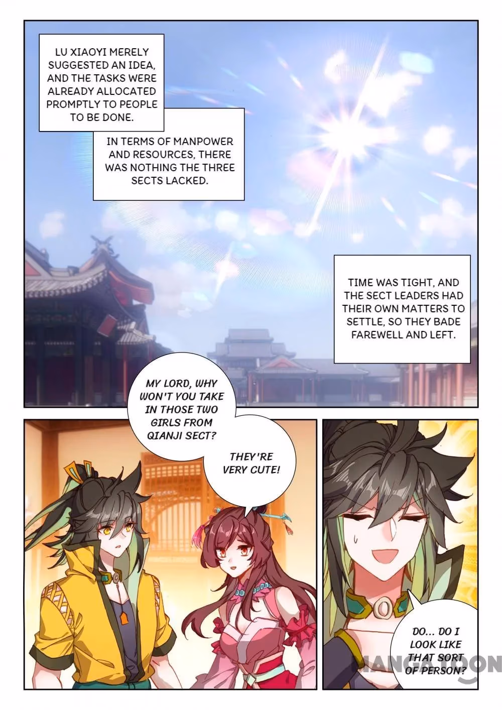 Read The Divine Punished One chapter 208 image 3 on Lezhin