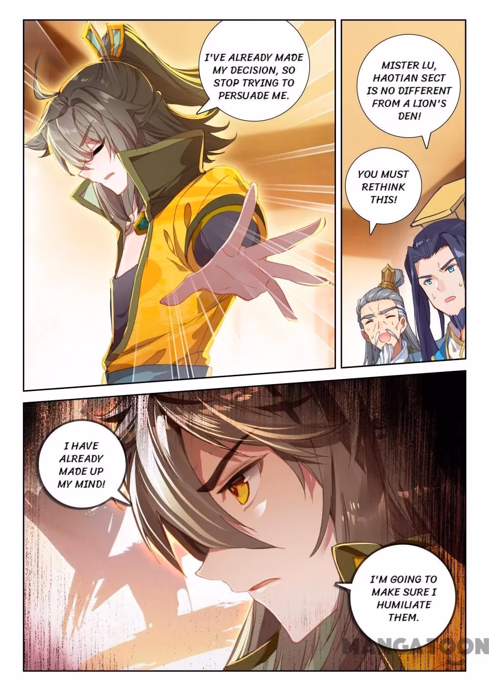 Read The Divine Punished One chapter 208 image 5 on Lezhin