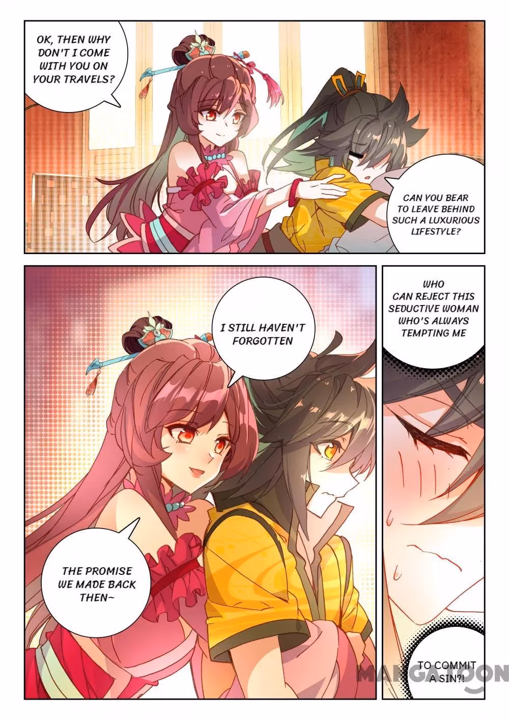 Read The Divine Punished One chapter 209 image 3 on Lezhin