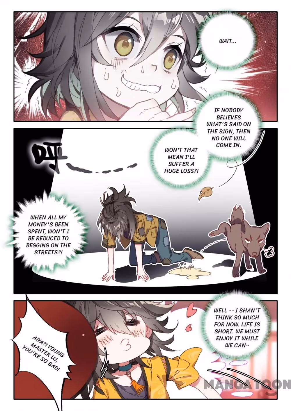 Read The Divine Punished One chapter 21 image 7 on Lezhin