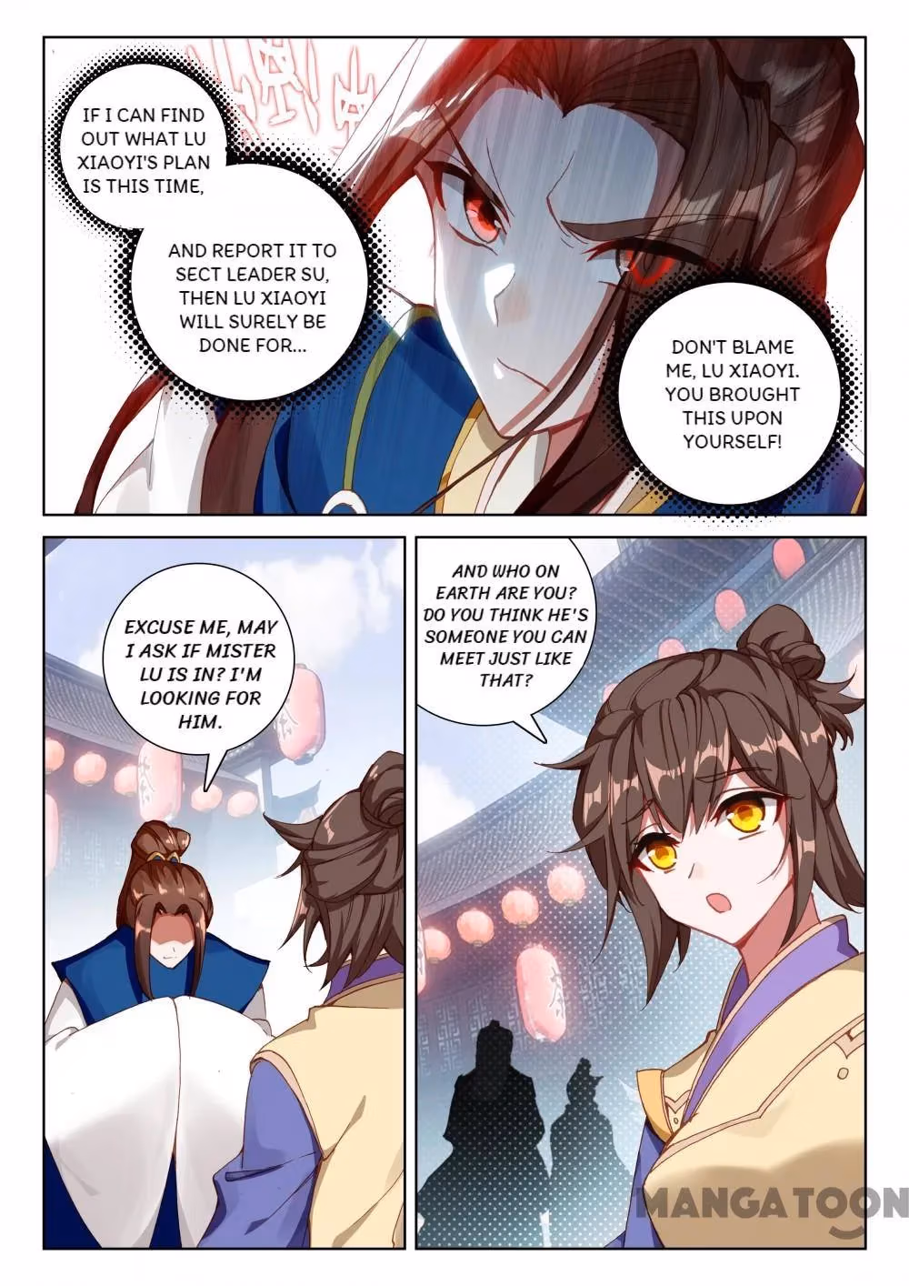 Read The Divine Punished One chapter 210 image 1 on Lezhin