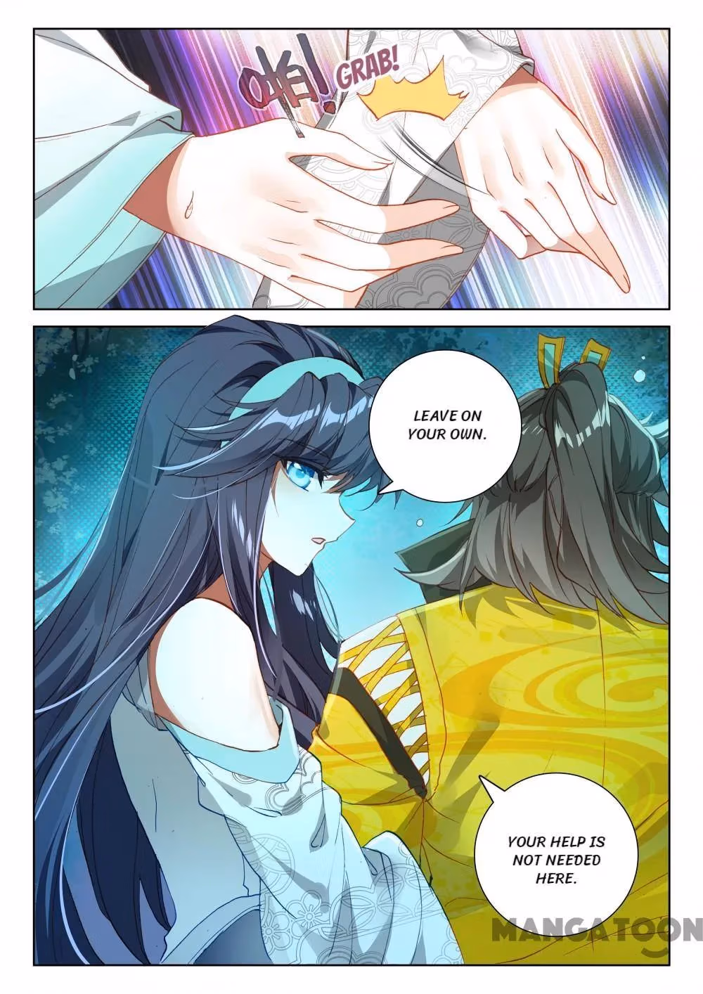 Read The Divine Punished One chapter 211 image 3 on Lezhin