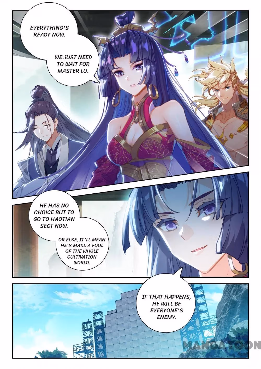 Read The Divine Punished One chapter 212 image 1 on Lezhin
