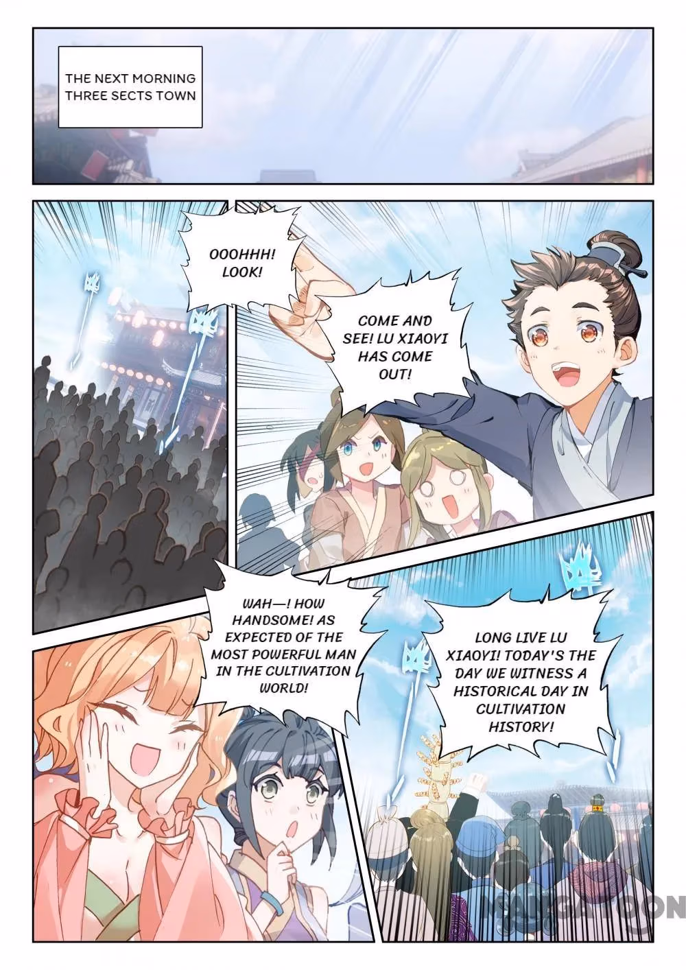 Read The Divine Punished One chapter 213 image 3 on Lezhin