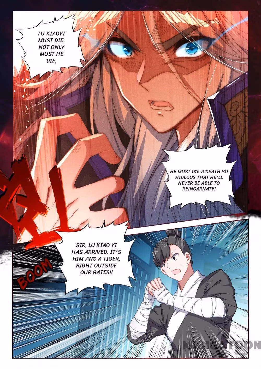 Read The Divine Punished One chapter 215 image 2 on Lezhin