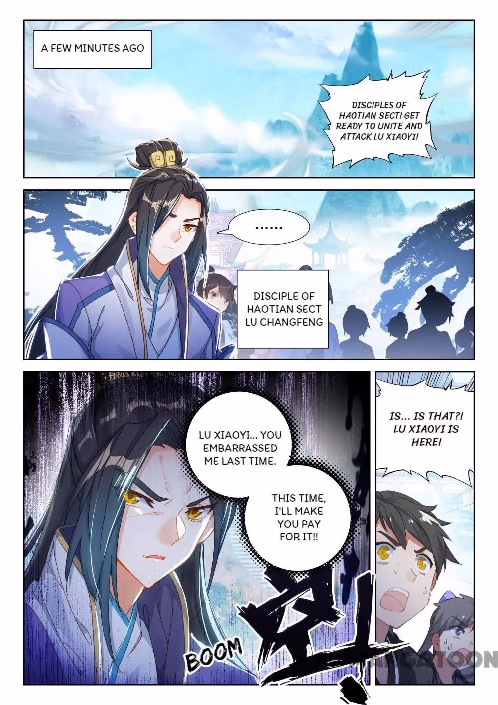 Read The Divine Punished One chapter 215 image 4 on Lezhin