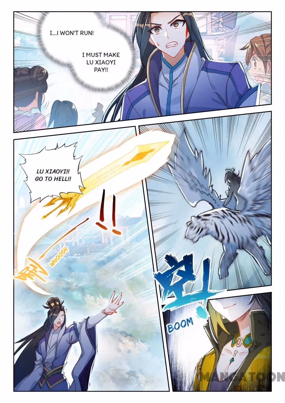 Read The Divine Punished One chapter 215 image 6 on Lezhin