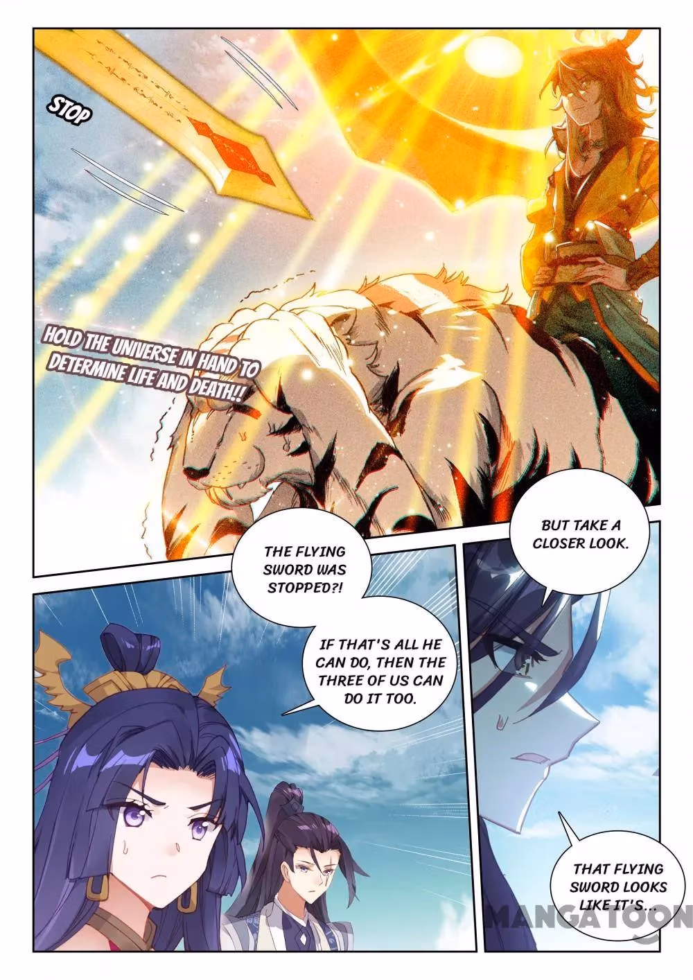 Read The Divine Punished One chapter 216 image 0 on Lezhin