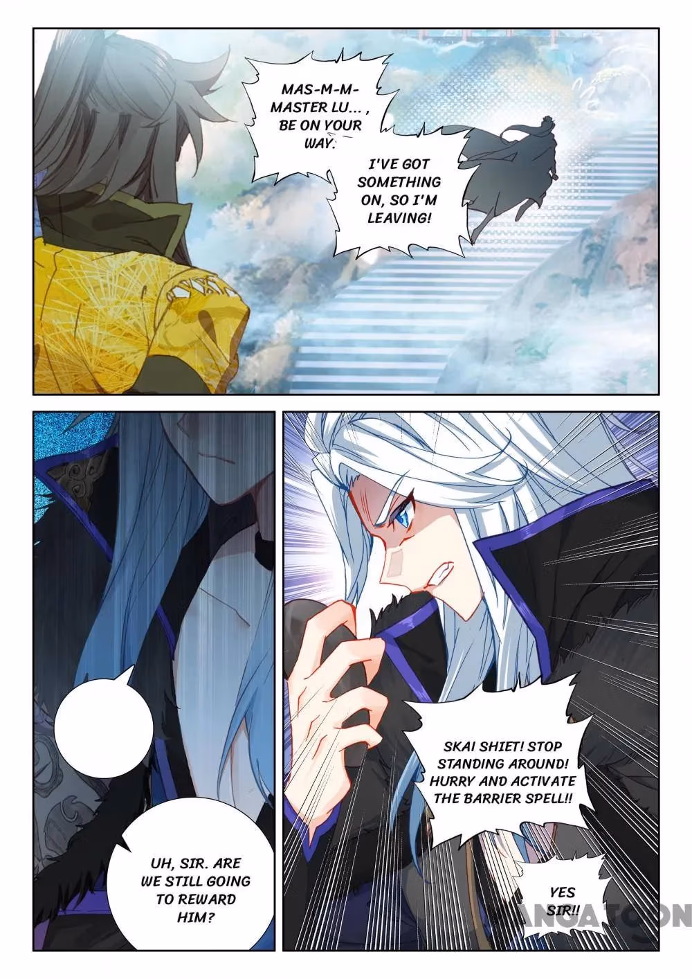 Read The Divine Punished One chapter 216 image 3 on Lezhin