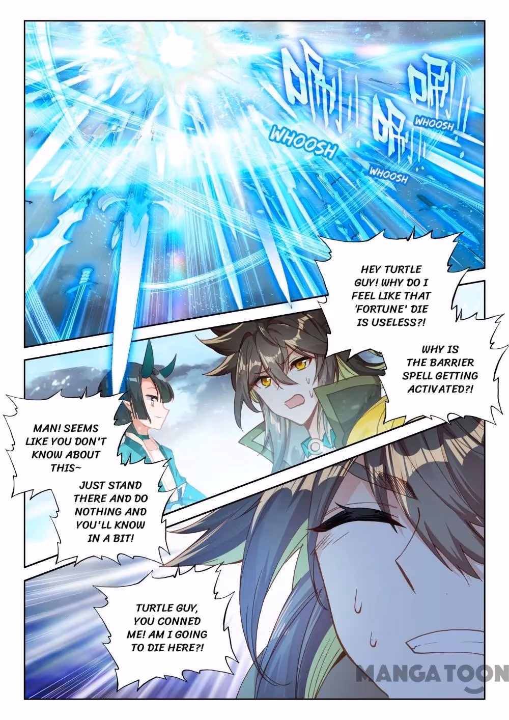 Read The Divine Punished One chapter 216 image 4 on Lezhin