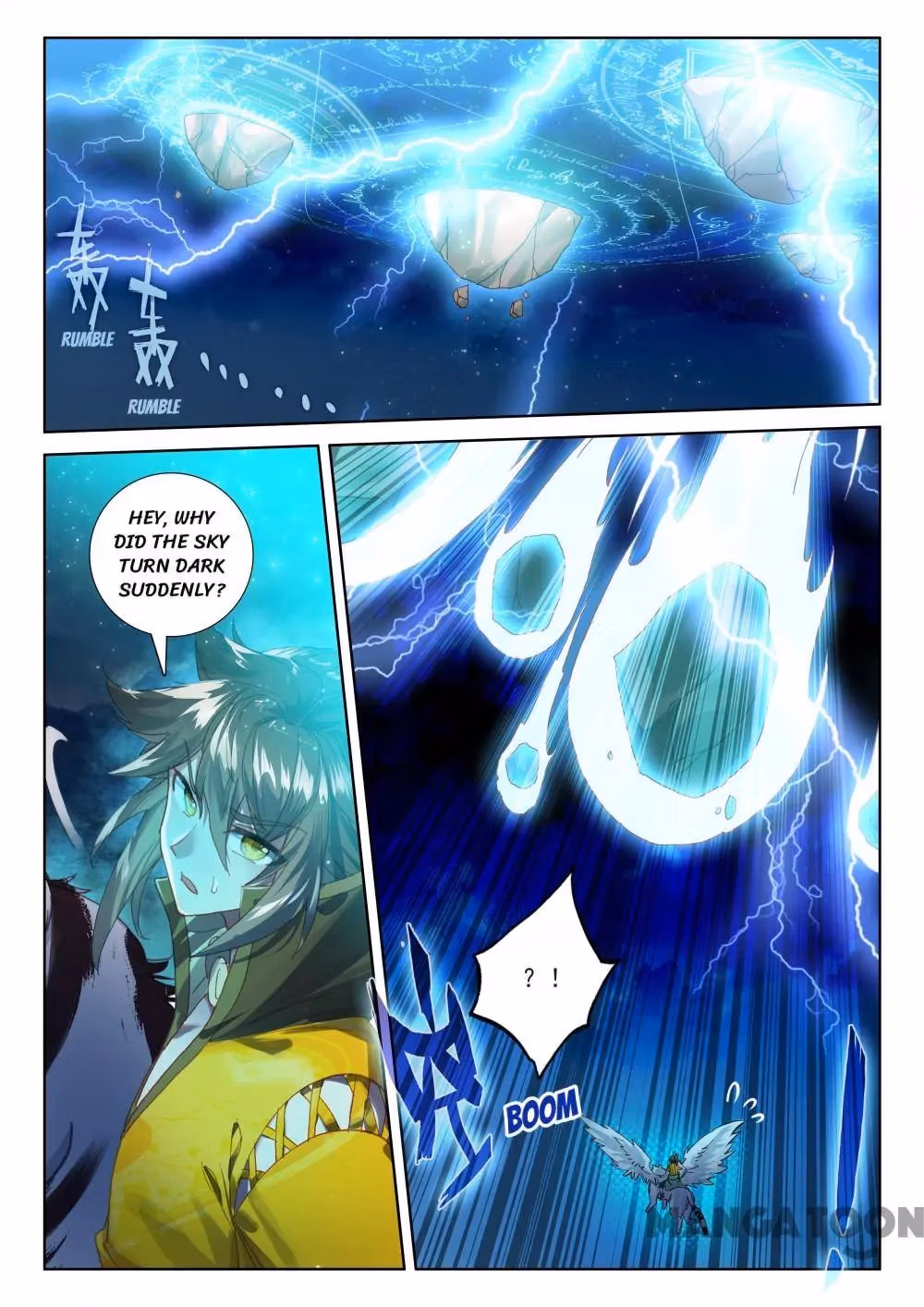 Read The Divine Punished One chapter 217 image 3 on Lezhin