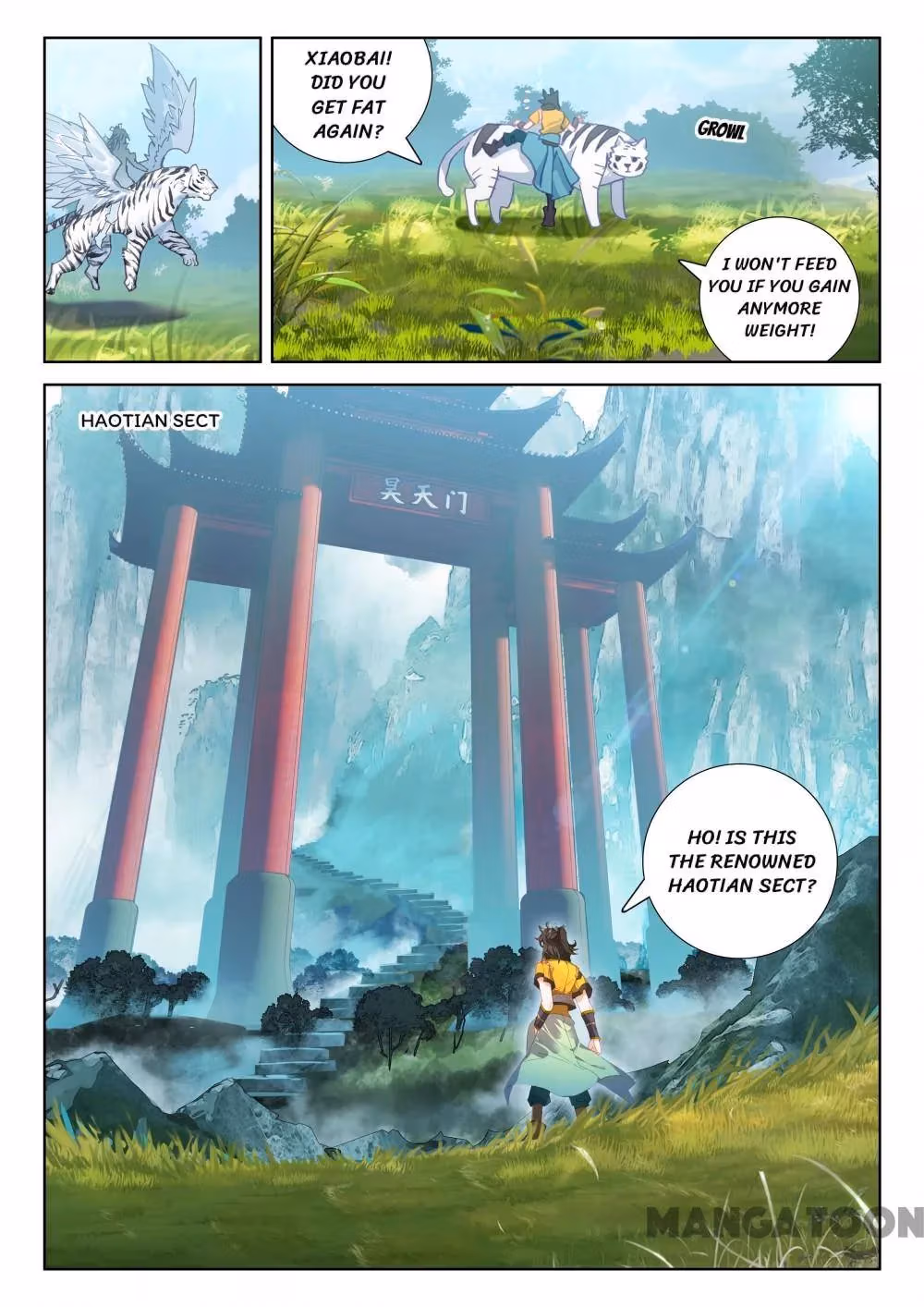Read The Divine Punished One chapter 218 image 1 on Lezhin