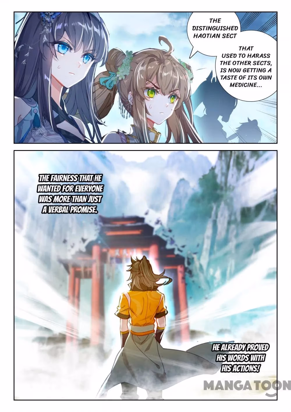 Read The Divine Punished One chapter 218 image 6 on Lezhin