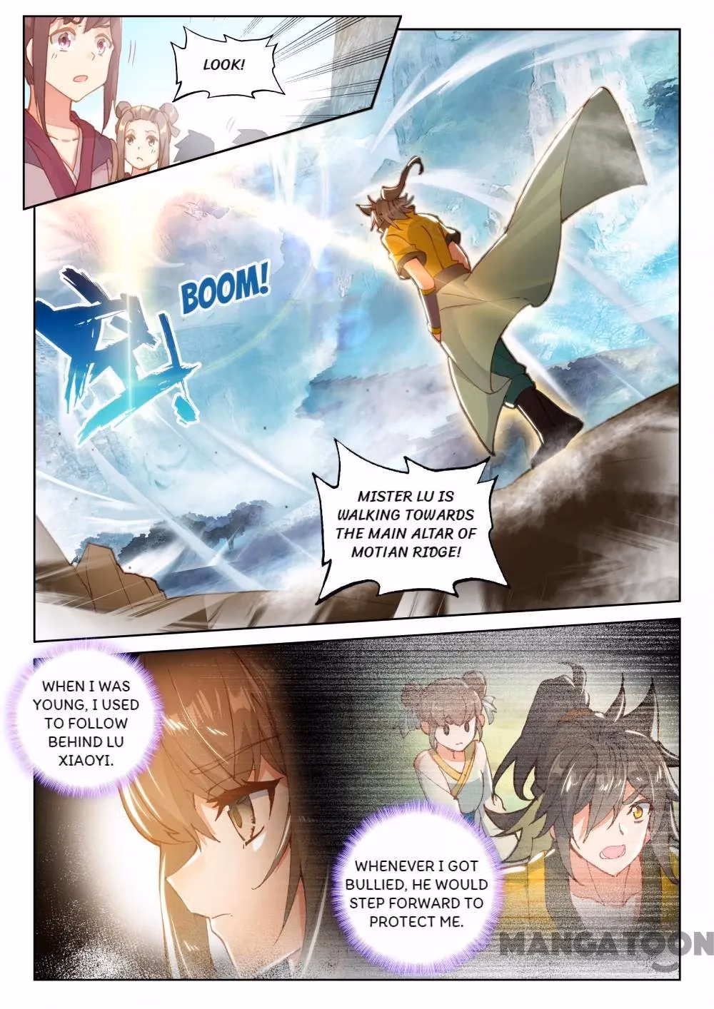Read The Divine Punished One chapter 219 image 4 on Lezhin