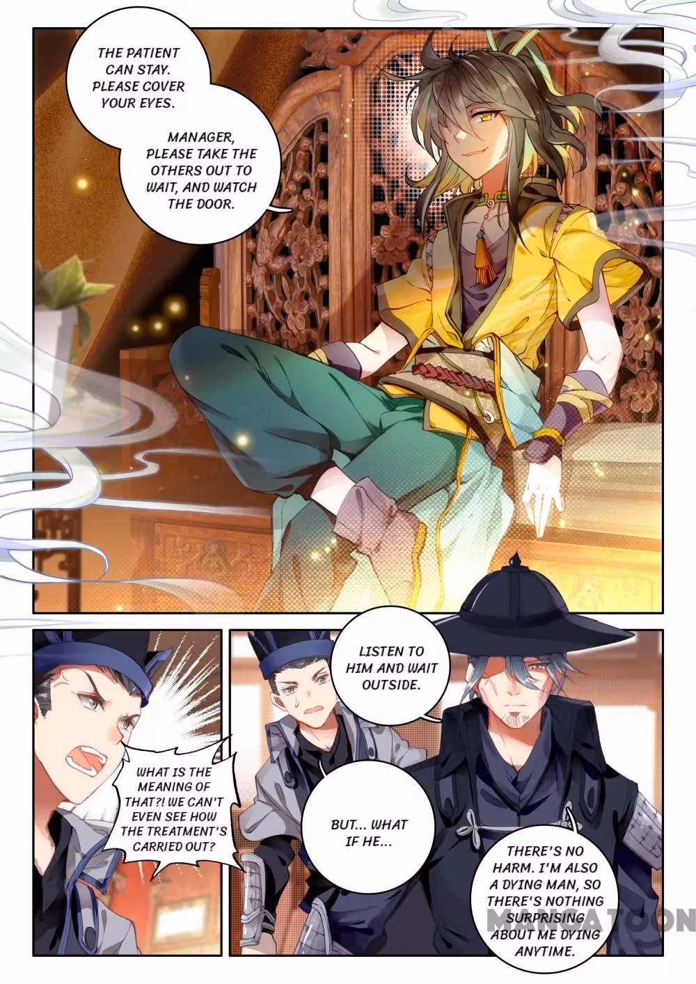 Read The Divine Punished One chapter 22 image 4 on Lezhin