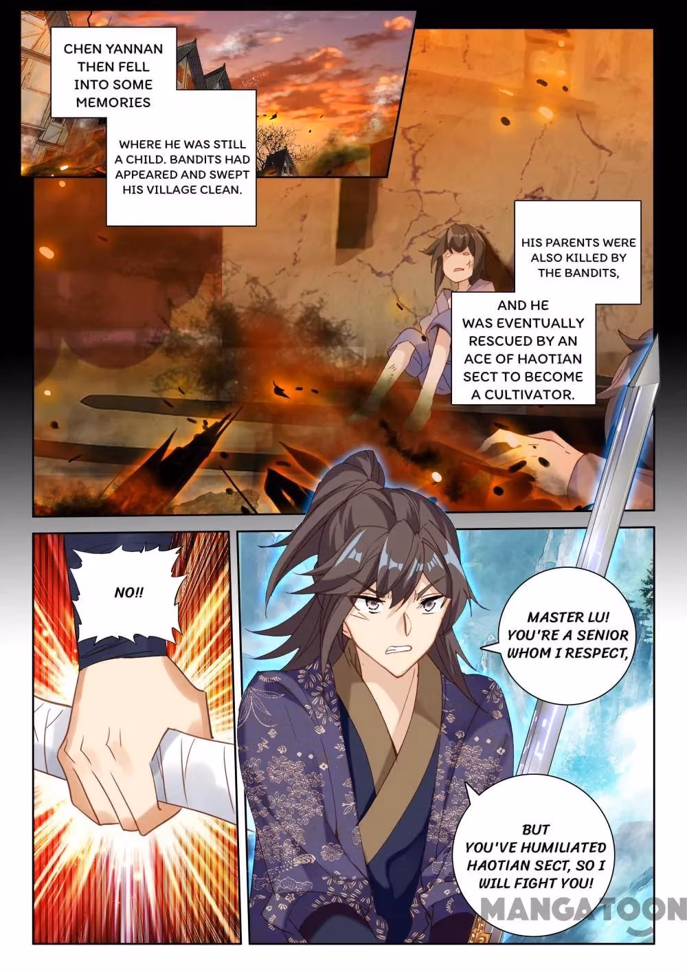 Read The Divine Punished One chapter 222 image 1 on Lezhin