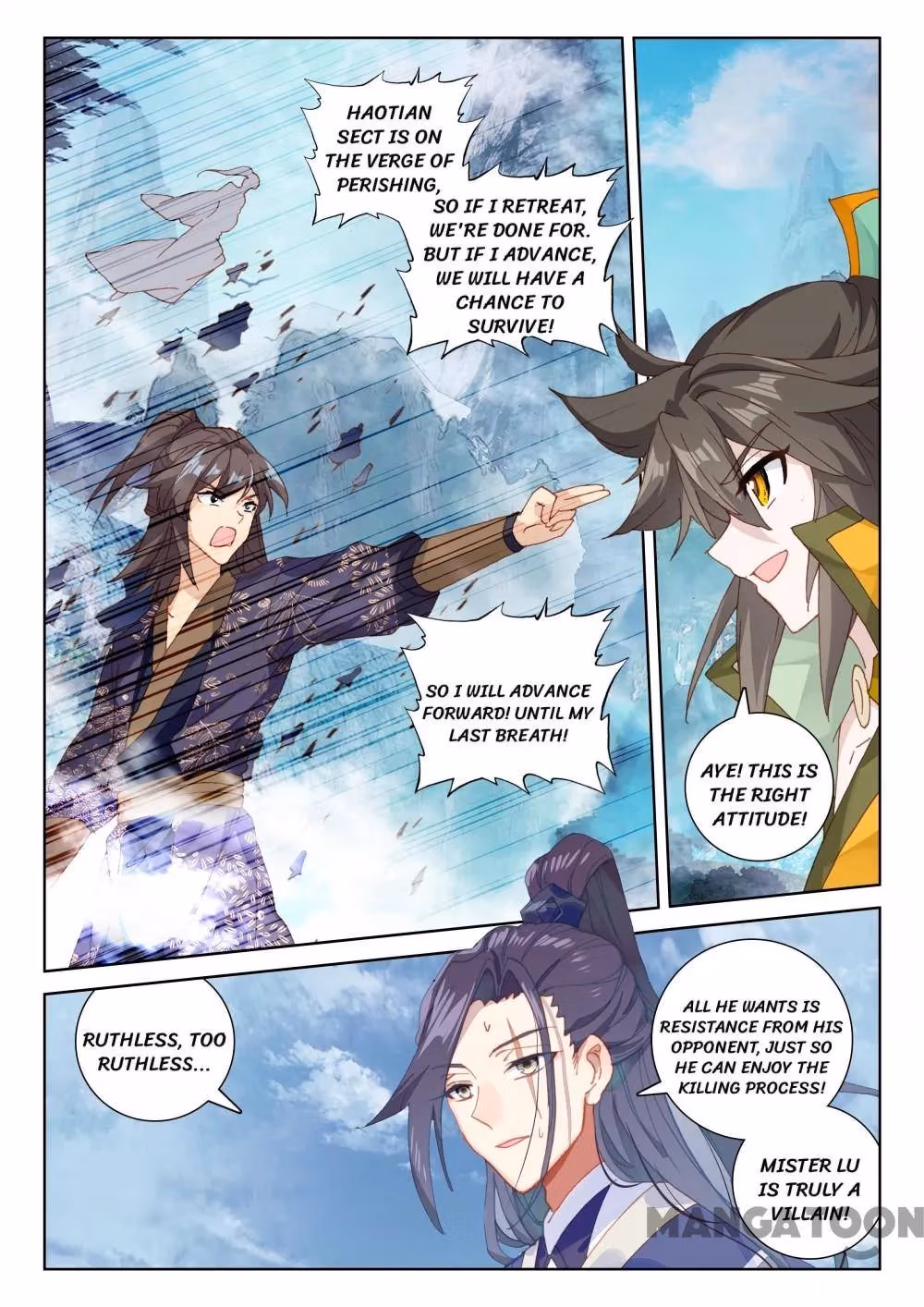 Read The Divine Punished One chapter 222 image 2 on Lezhin
