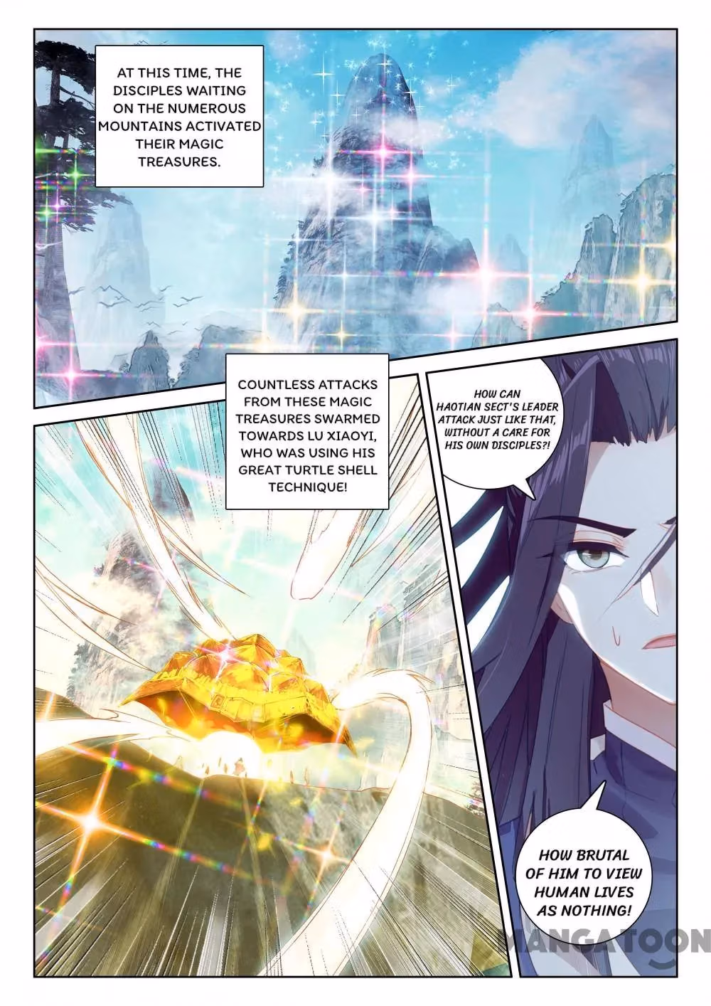 Read The Divine Punished One chapter 222 image 5 on Lezhin