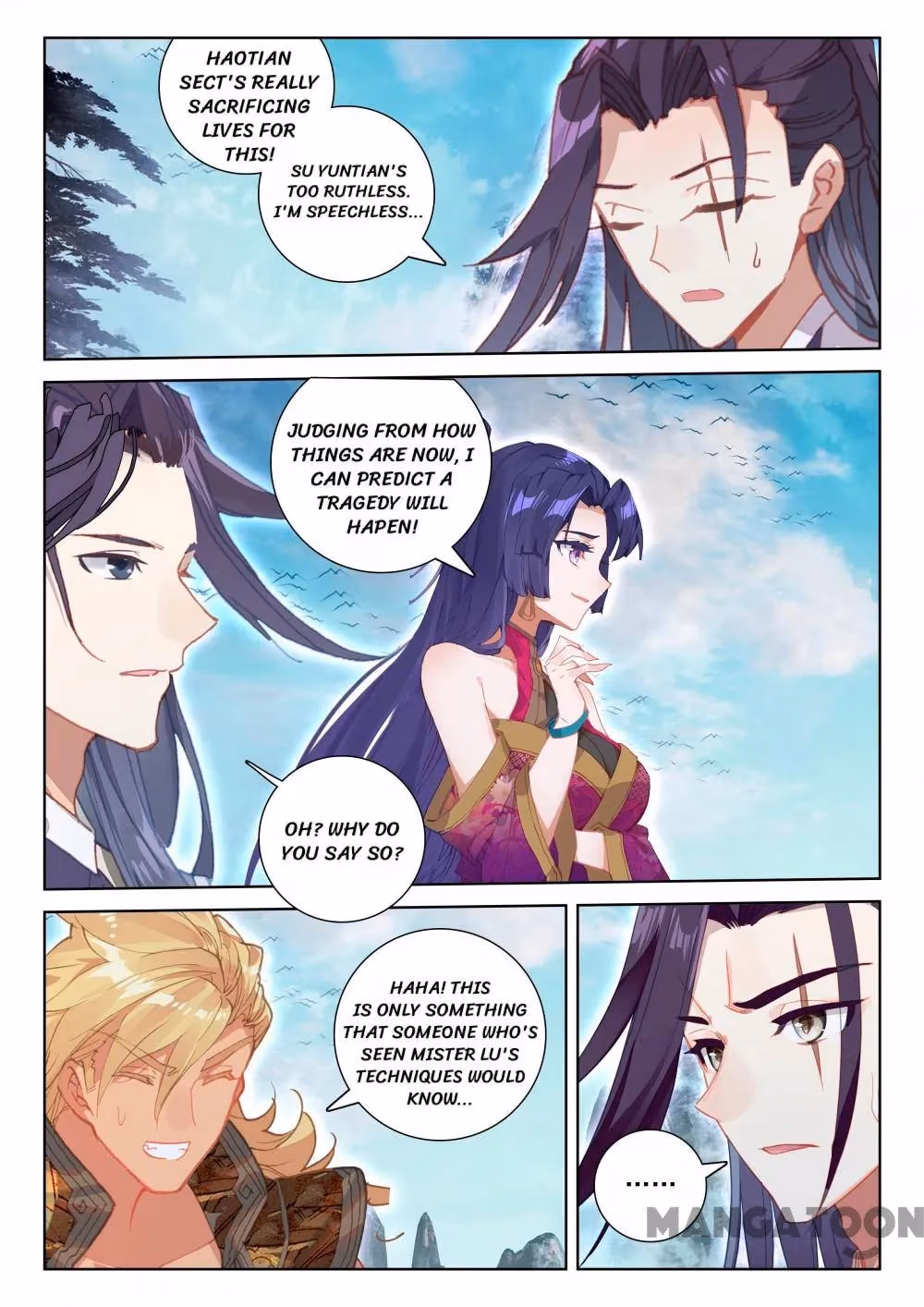 Read The Divine Punished One chapter 222 image 6 on Lezhin