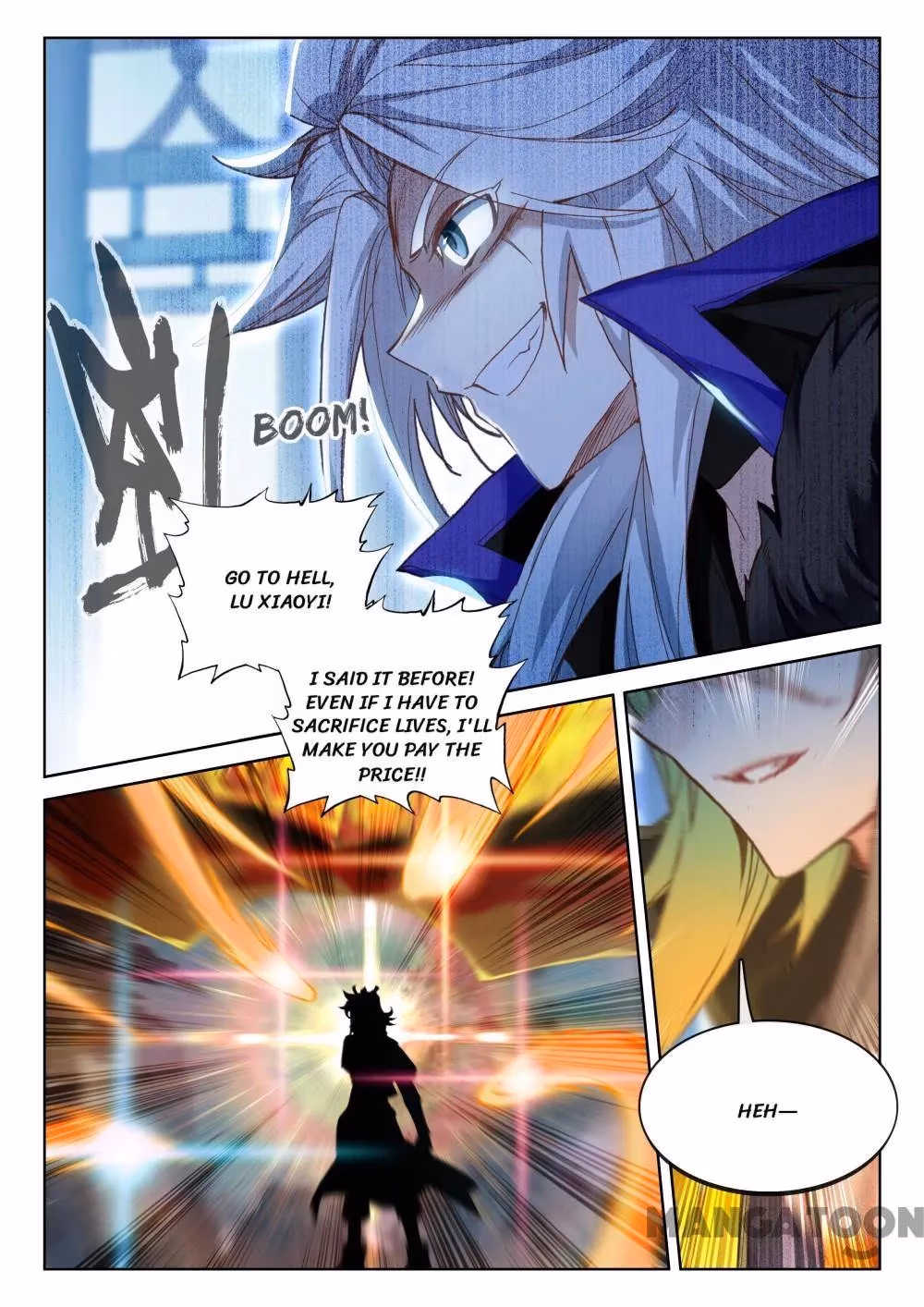 Read The Divine Punished One chapter 222 image 7 on Lezhin