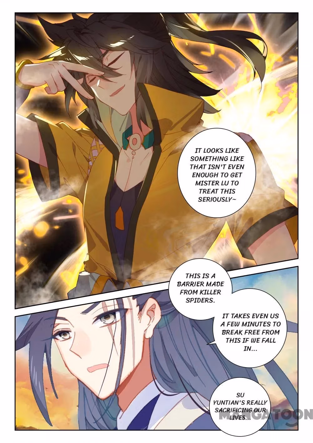 Read The Divine Punished One chapter 224 image 3 on Lezhin
