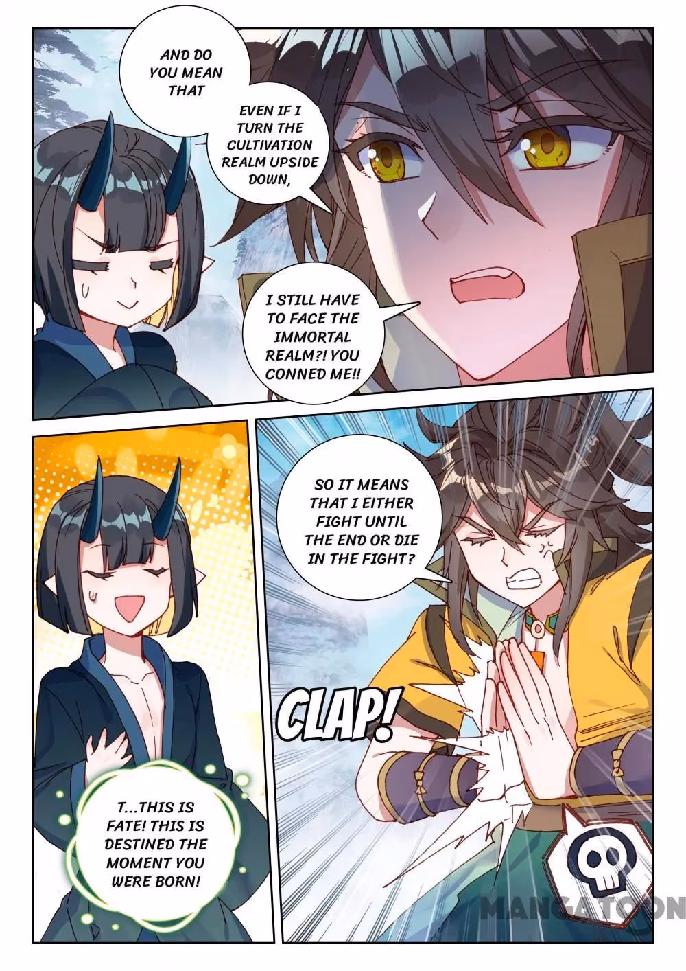 Read The Divine Punished One chapter 228 image 4 on Lezhin