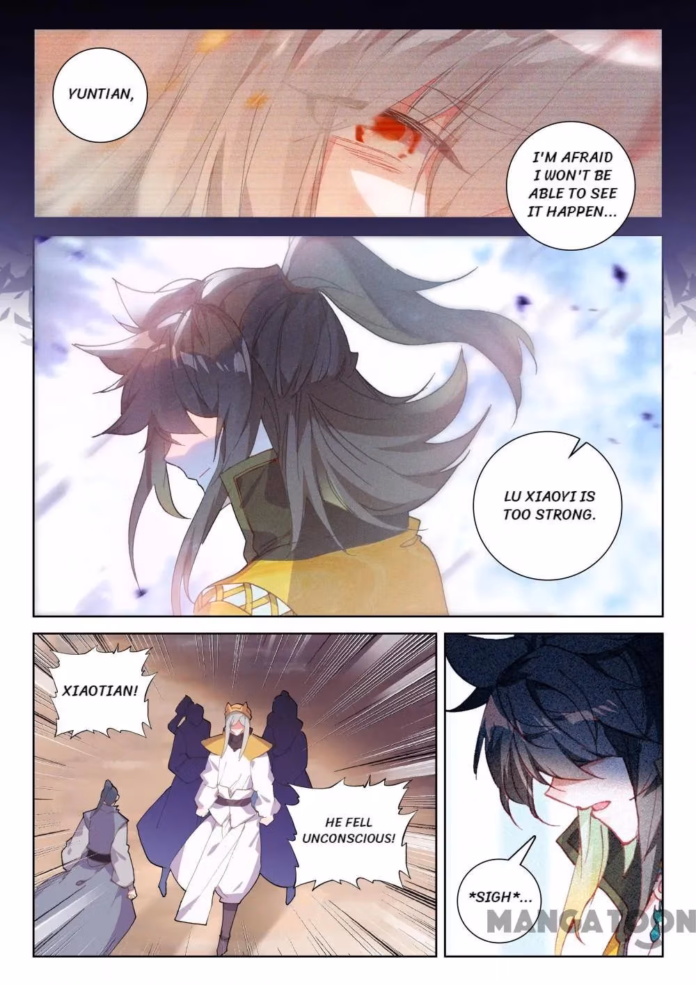 Read The Divine Punished One chapter 231 image 4 on Lezhin