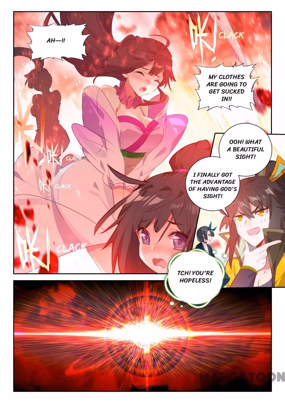Read The Divine Punished One chapter 233 image 4 on Lezhin