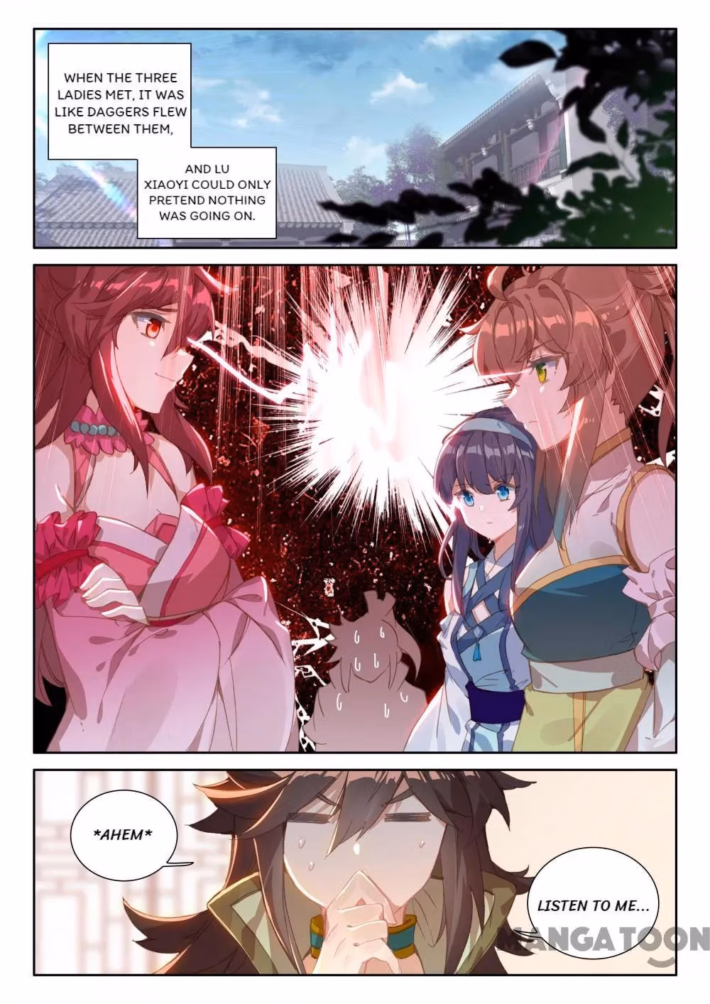 Read The Divine Punished One chapter 244 image 3 on Lezhin