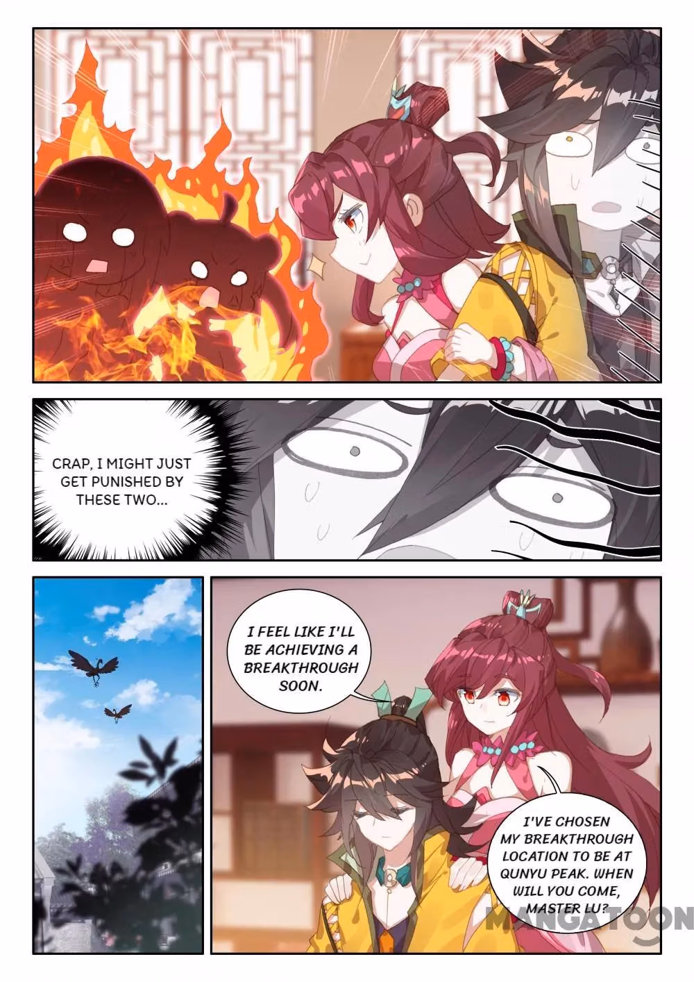 Read The Divine Punished One chapter 244 image 5 on Lezhin