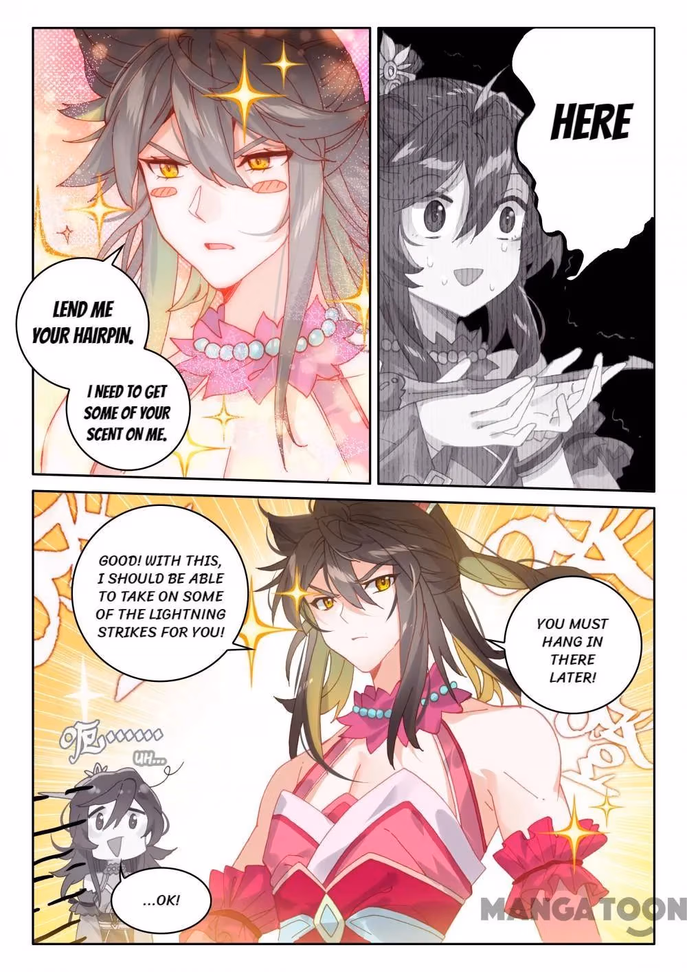 Read The Divine Punished One chapter 249 image 3 on Lezhin
