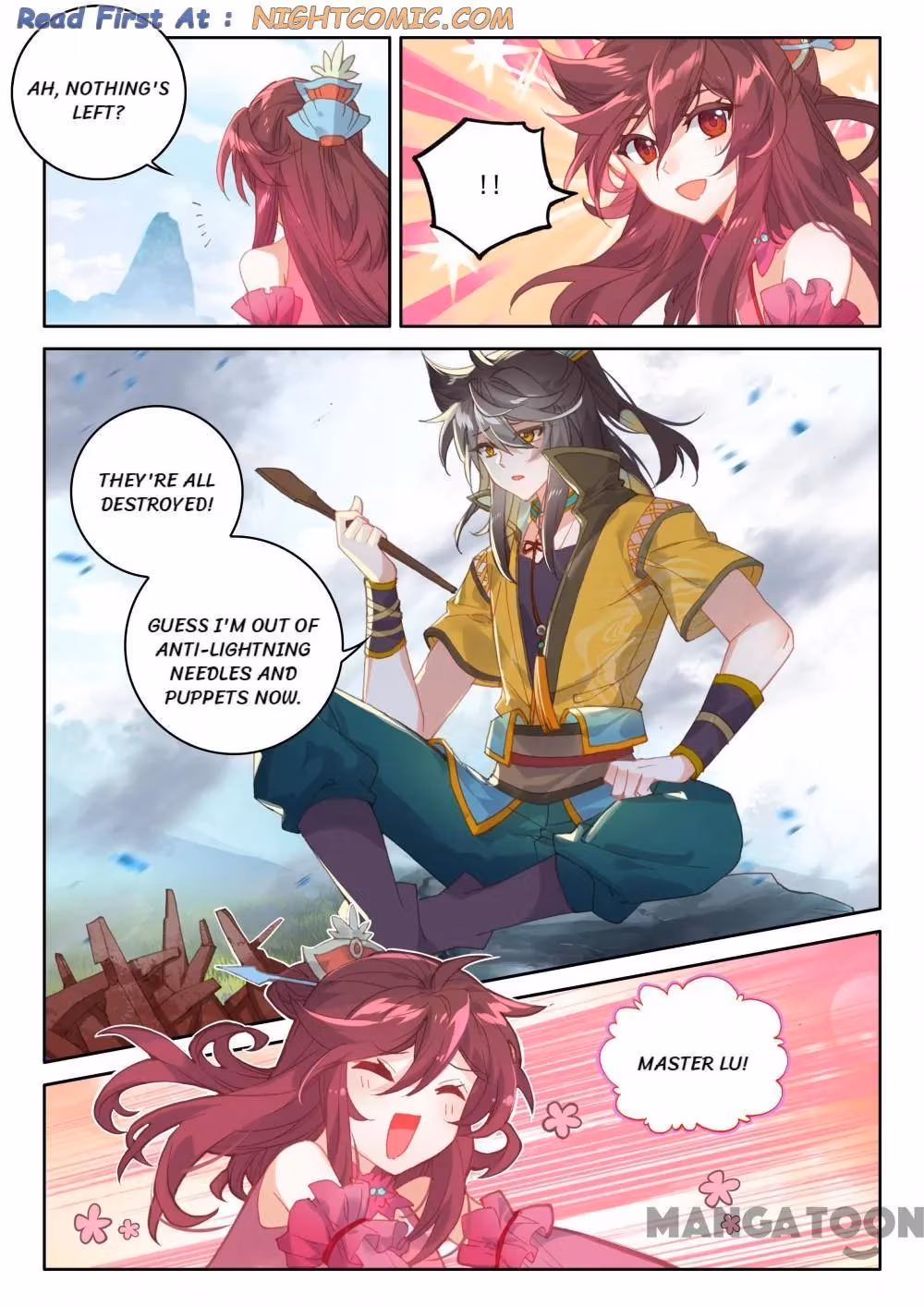 Read The Divine Punished One chapter 249 image 6 on Lezhin