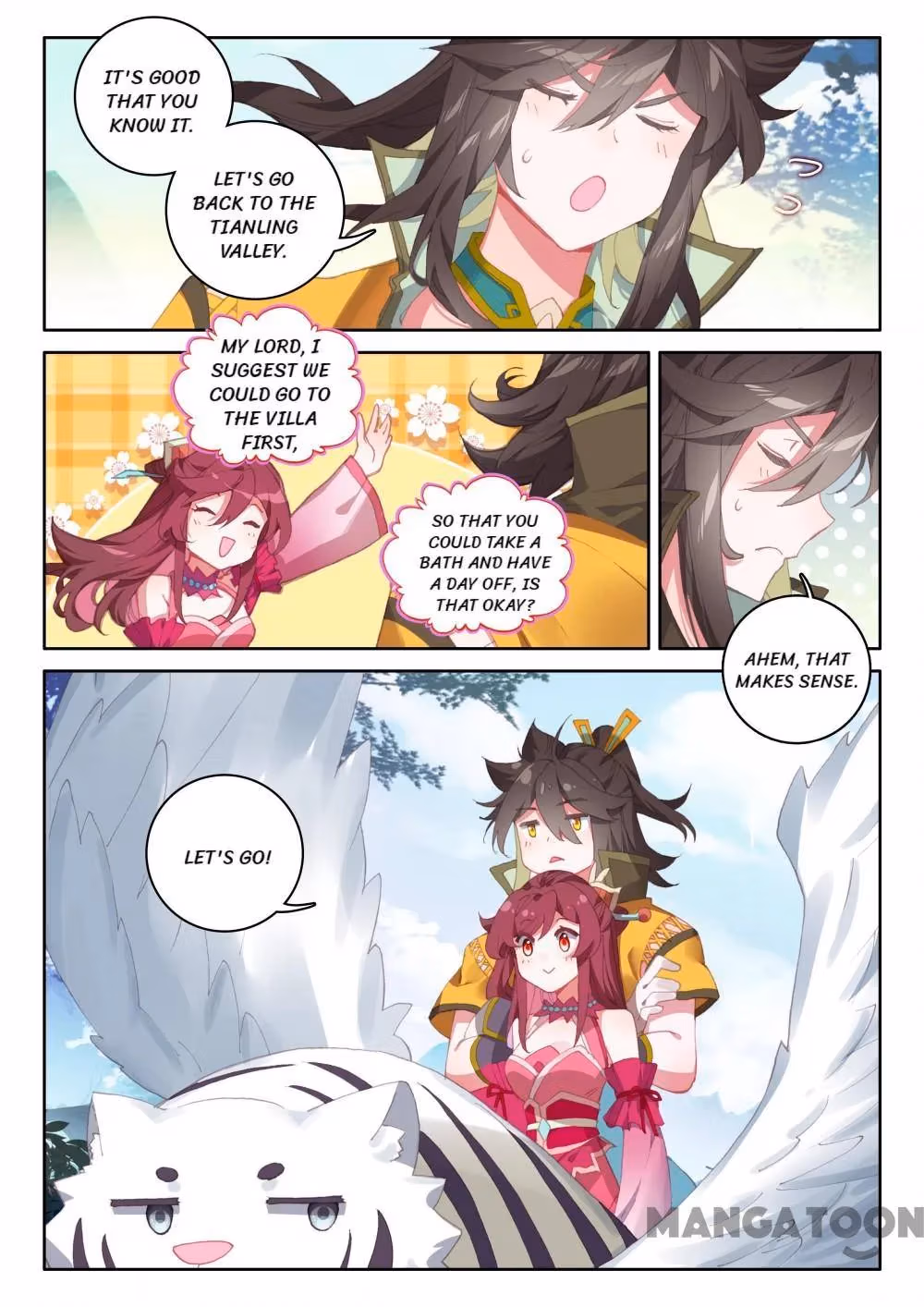 Read The Divine Punished One chapter 254 image 4 on Lezhin