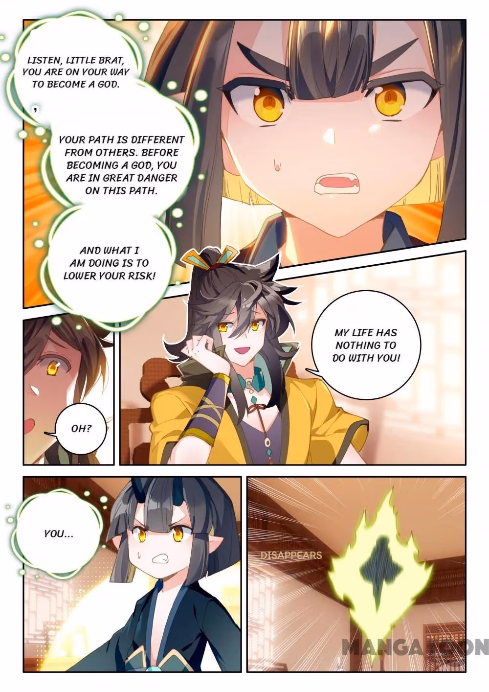 Read The Divine Punished One chapter 255 image 4 on Lezhin