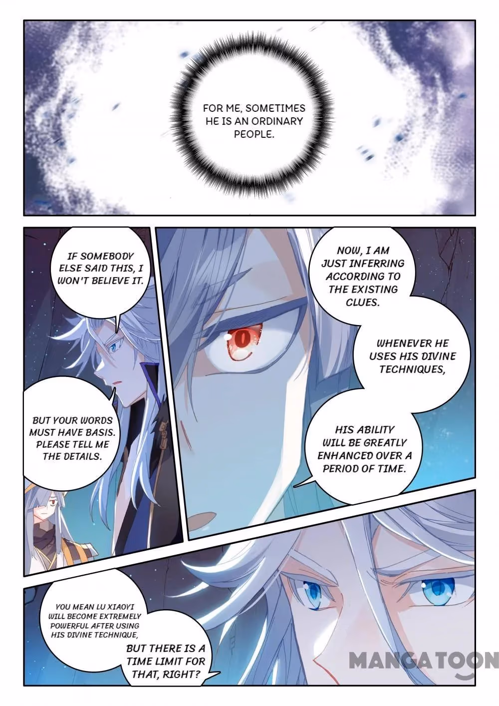 Read The Divine Punished One chapter 256 image 1 on Lezhin