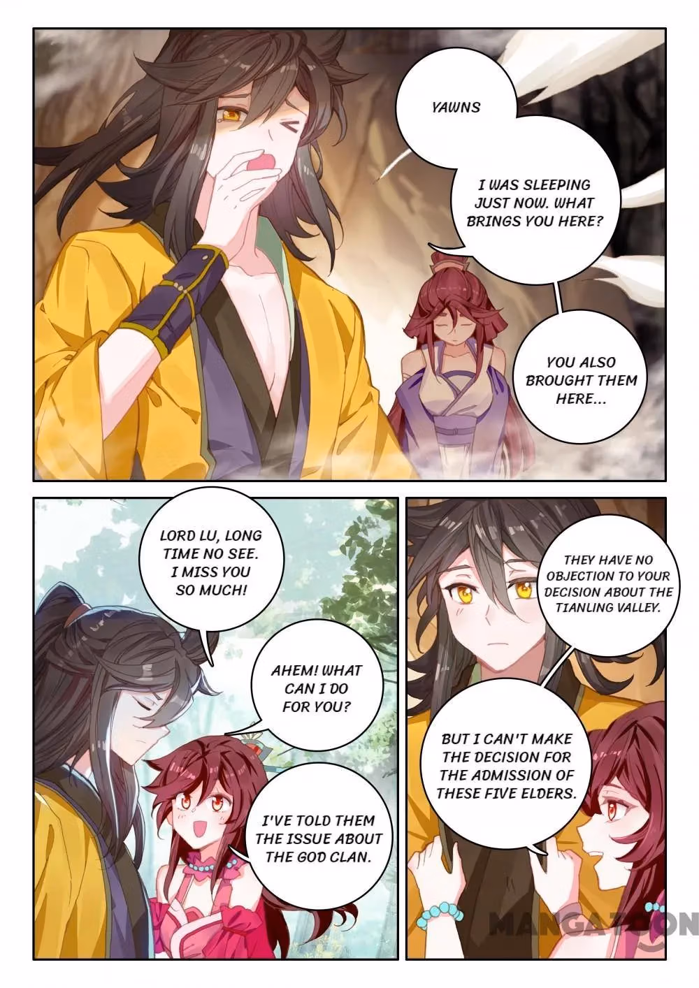 Read The Divine Punished One chapter 258 image 6 on Lezhin