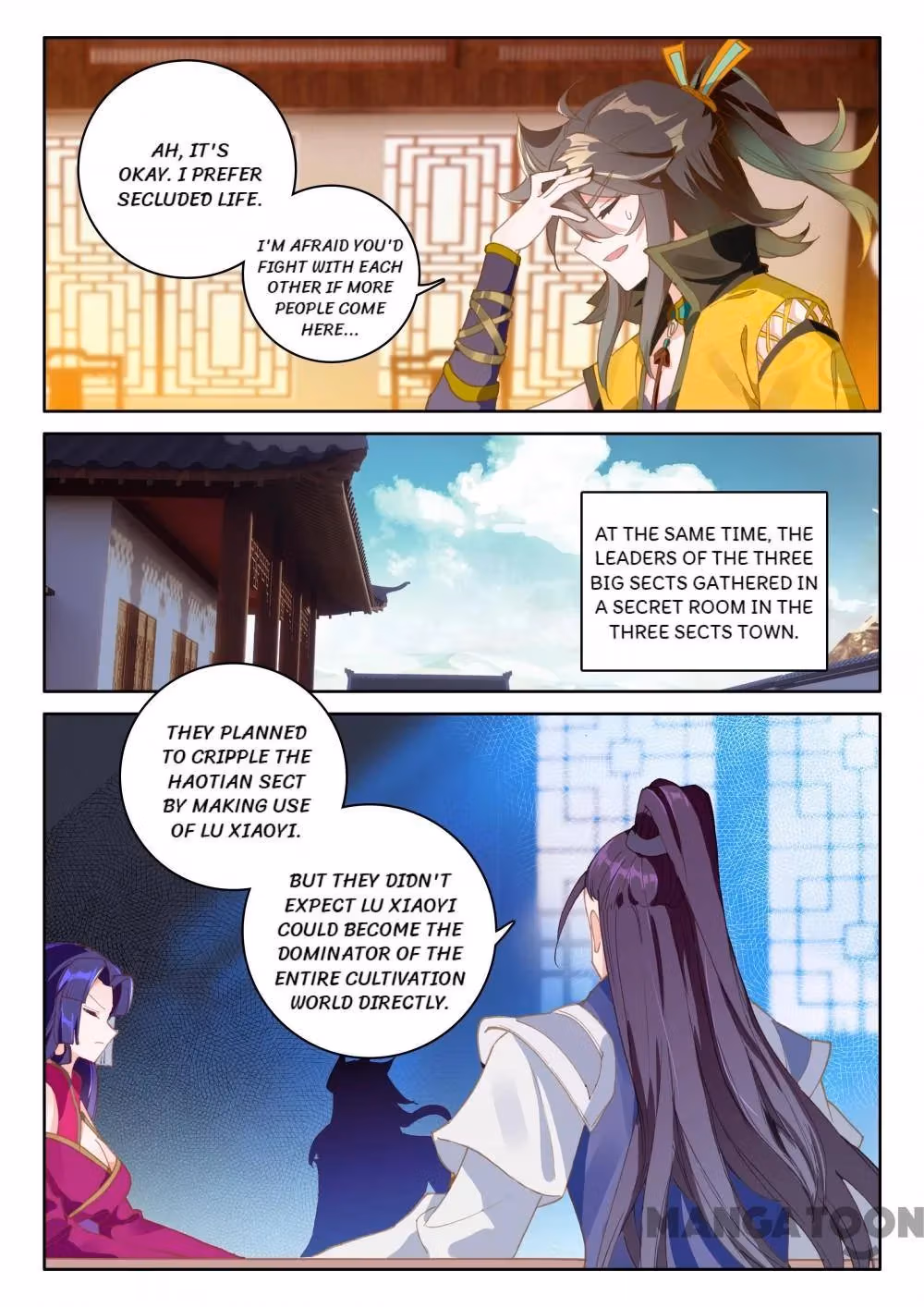 Read The Divine Punished One chapter 260 image 4 on Lezhin