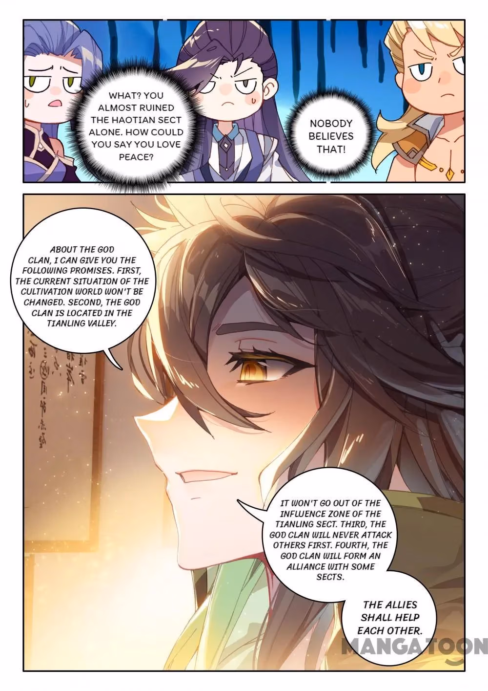 Read The Divine Punished One chapter 261 image 2 on Lezhin