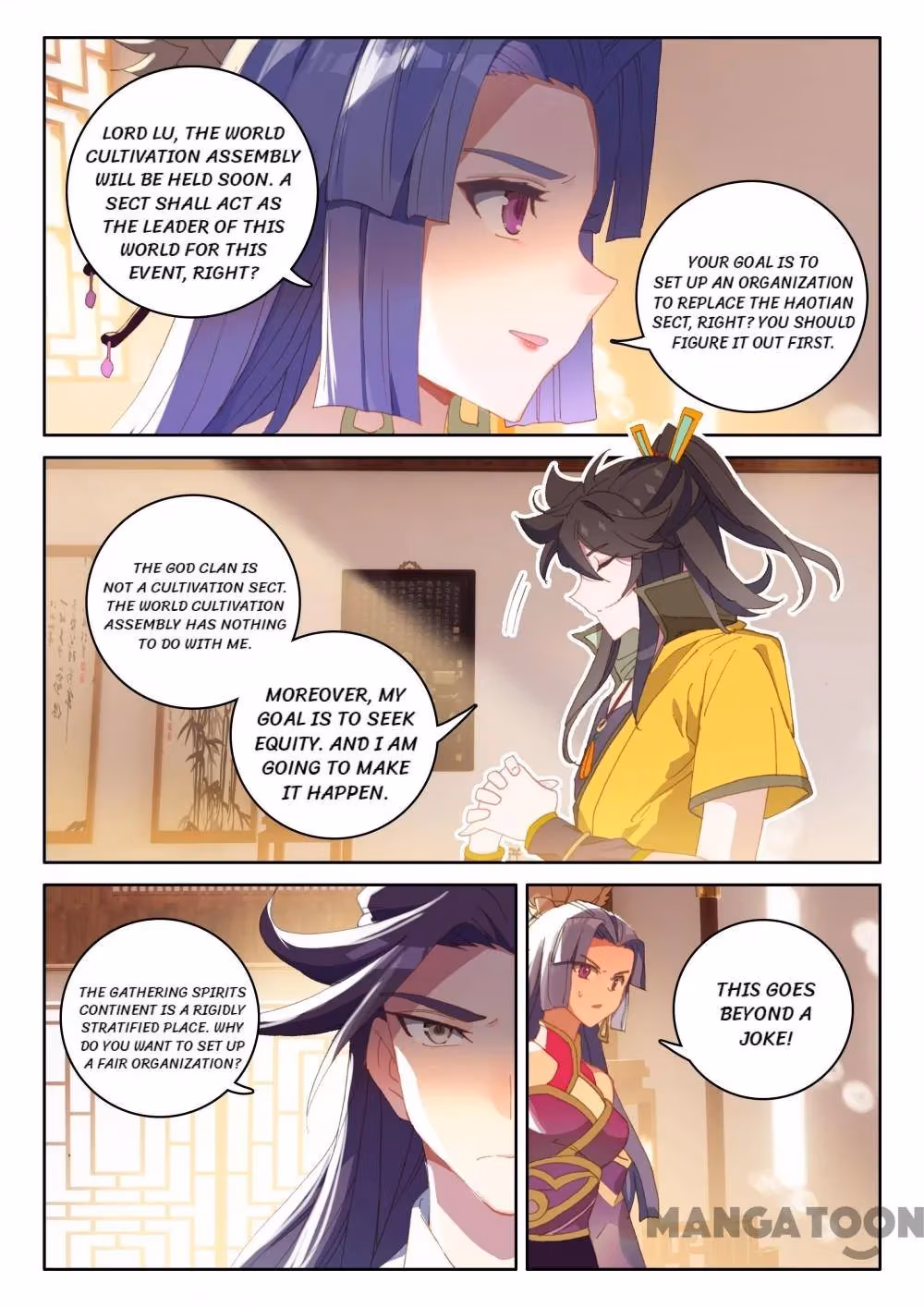 Read The Divine Punished One chapter 261 image 3 on Lezhin