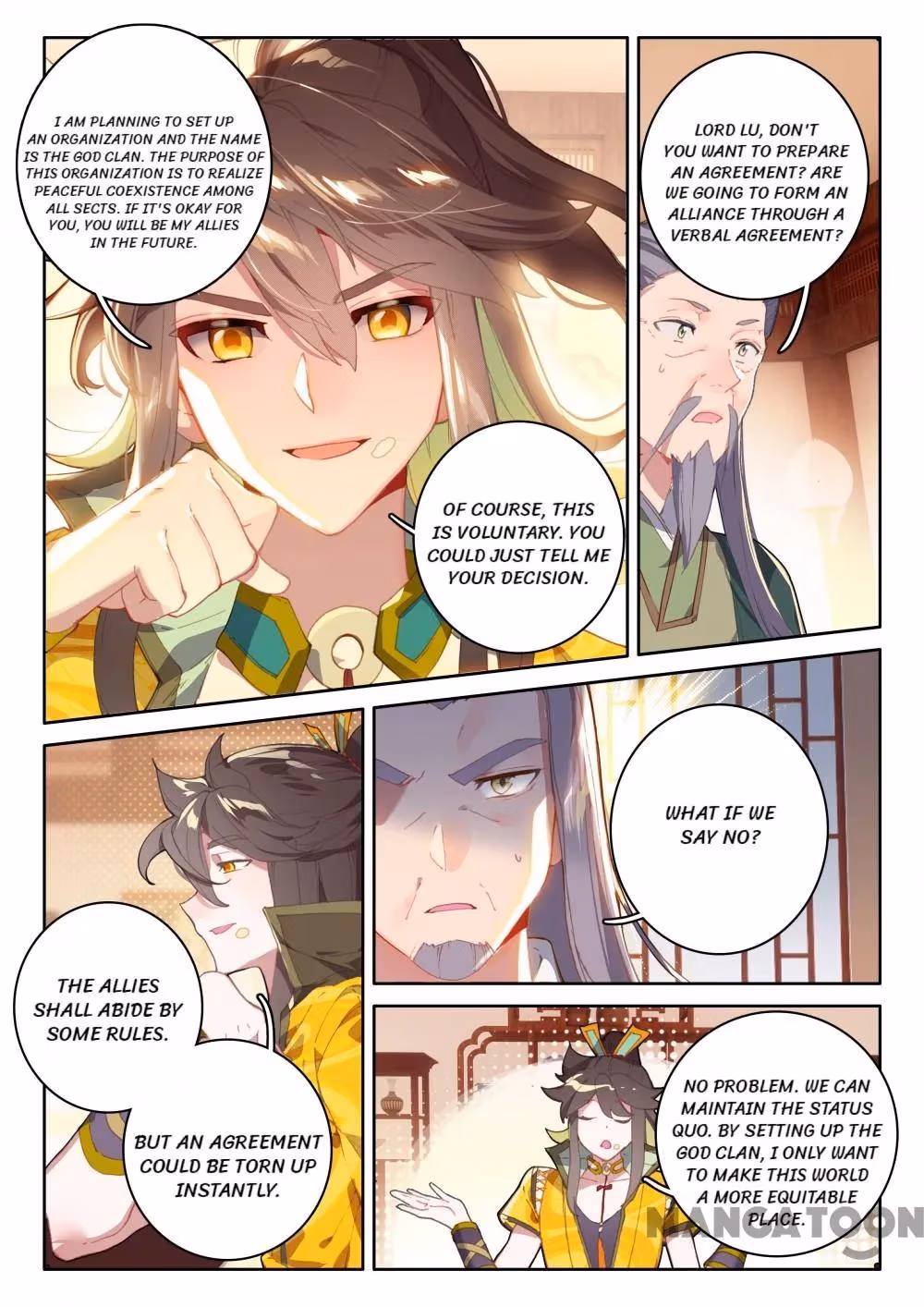 Read The Divine Punished One chapter 262 image 1 on Lezhin