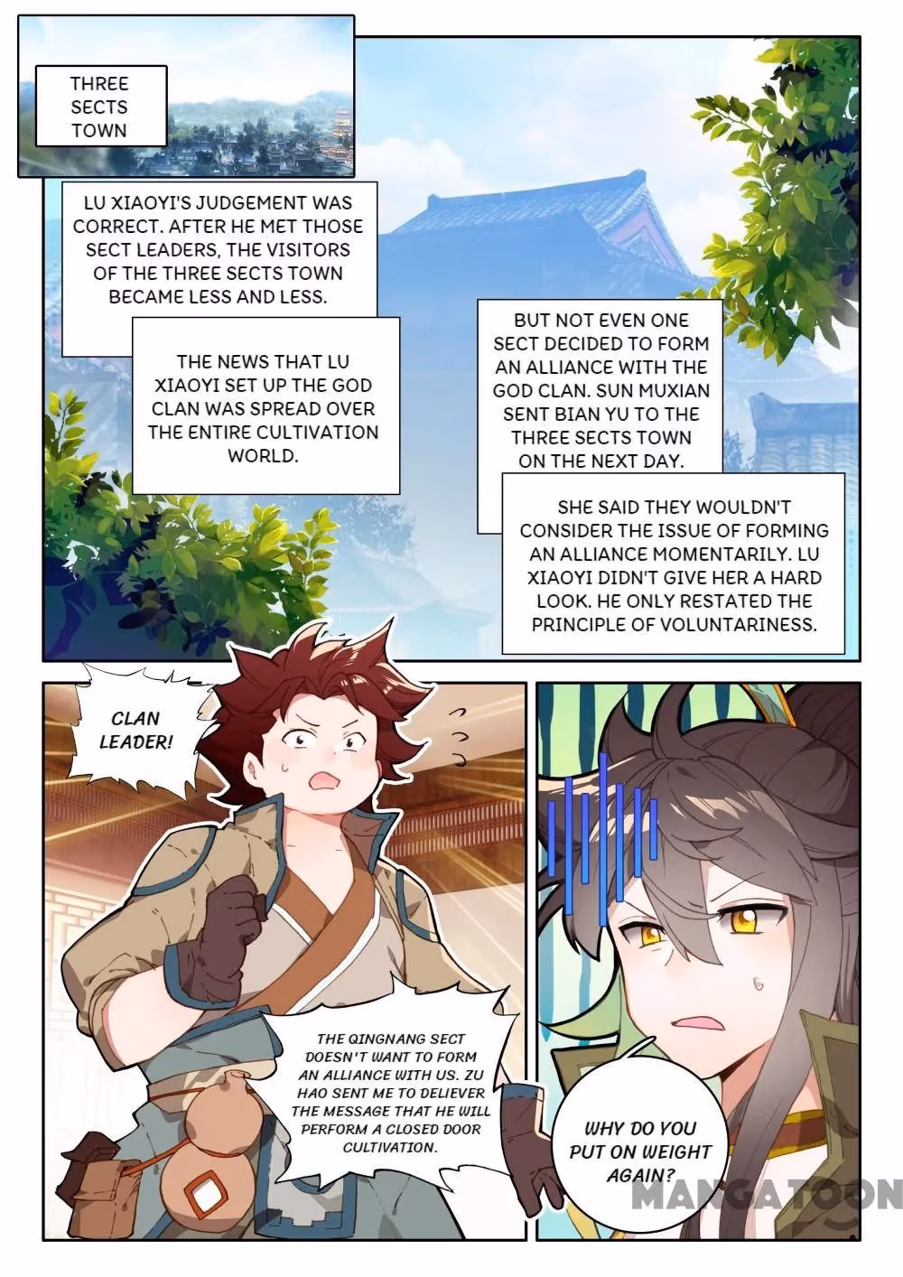 Read The Divine Punished One chapter 262 image 5 on Lezhin