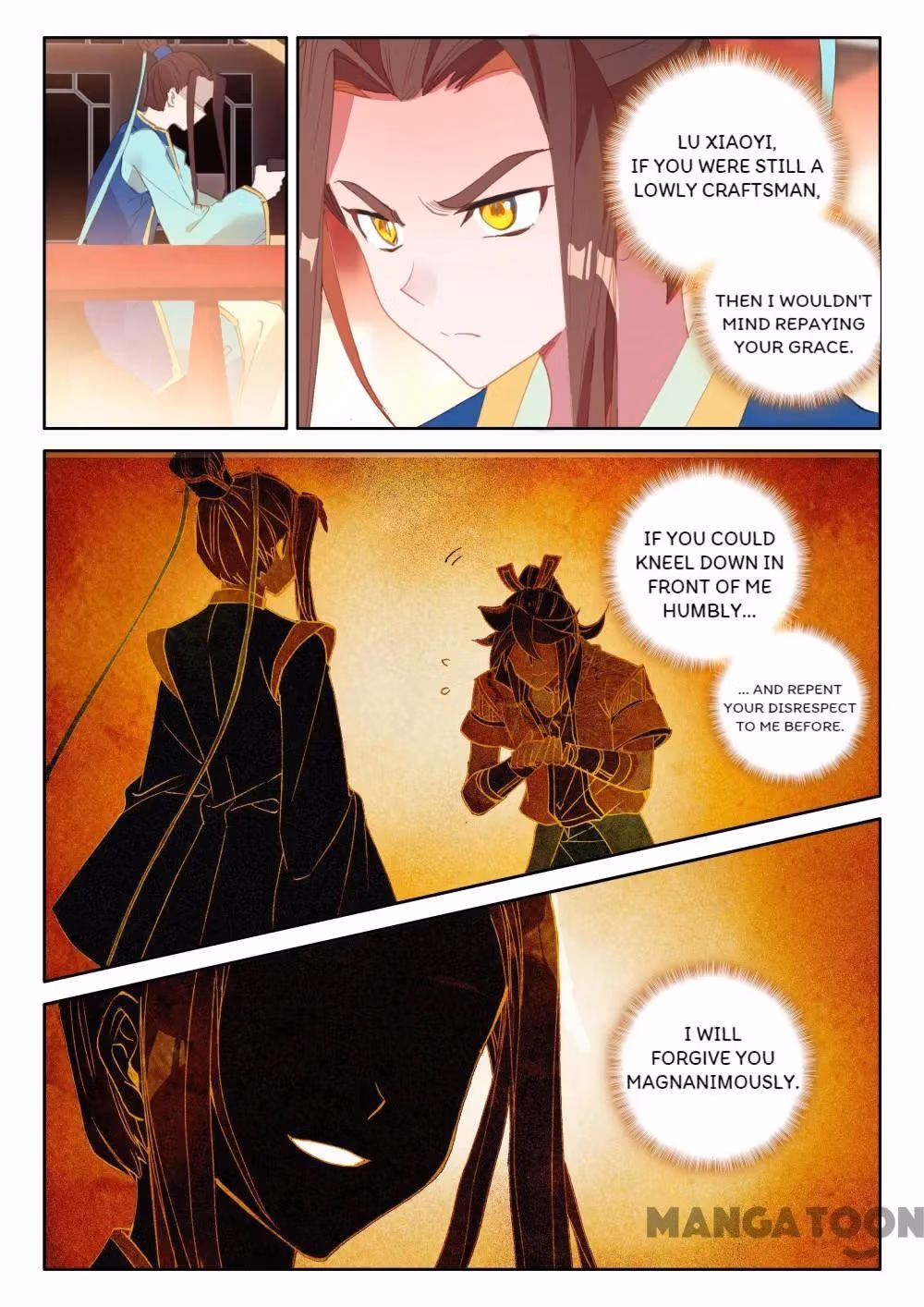 Read The Divine Punished One chapter 263 image 1 on Lezhin