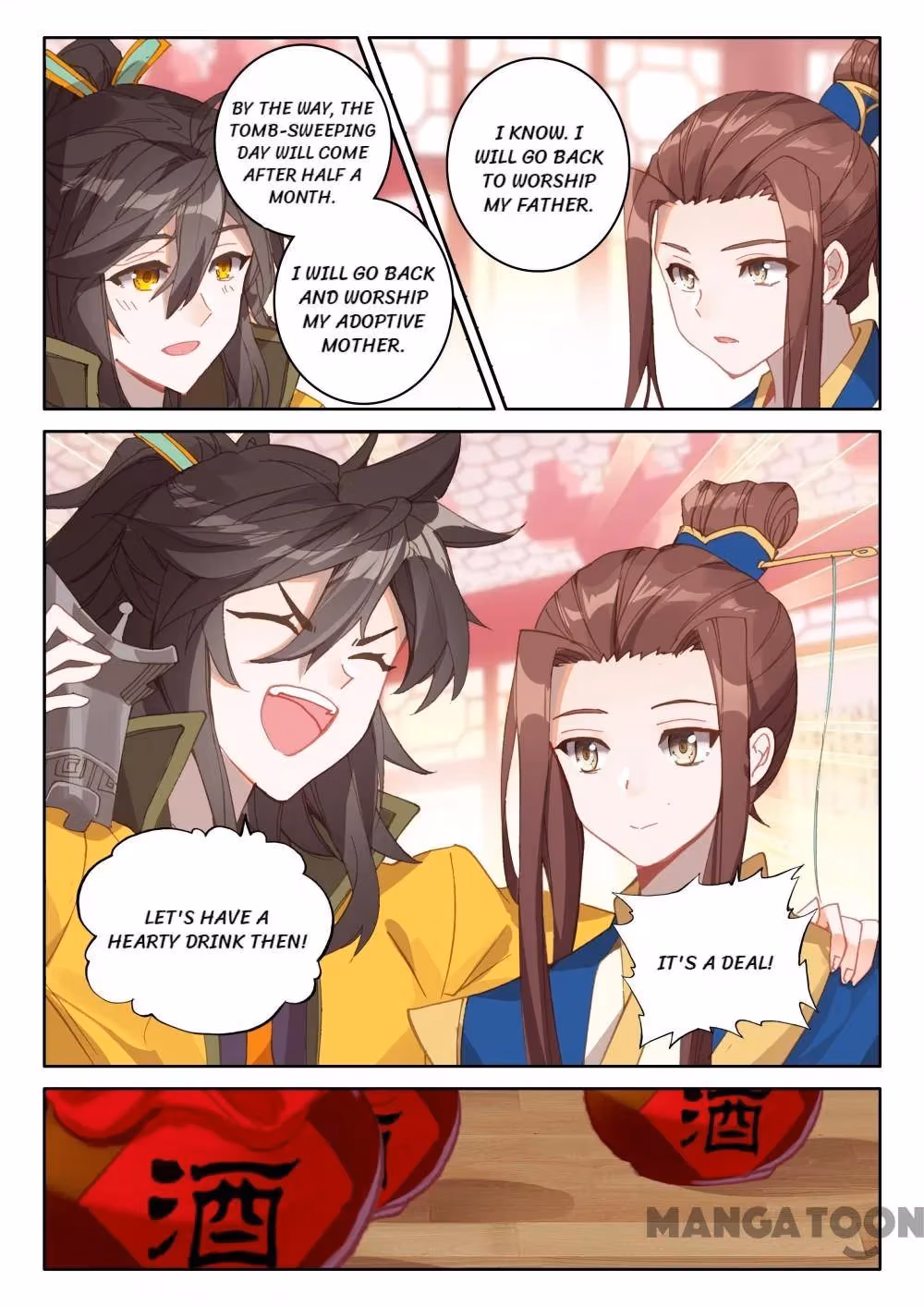 Read The Divine Punished One chapter 264 image 1 on Lezhin